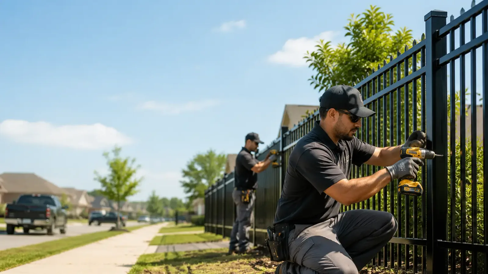 Metal Fence Installation in North Prairie, WI